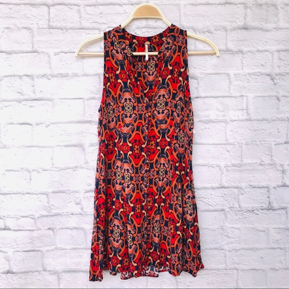 Free People Dresses & Skirts - LOWEST PRICE Free people button down pattern dress
